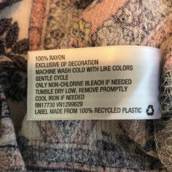 Knox Rose Boho Bell Sleeve Dress Extra Small - Picture 10 of 11